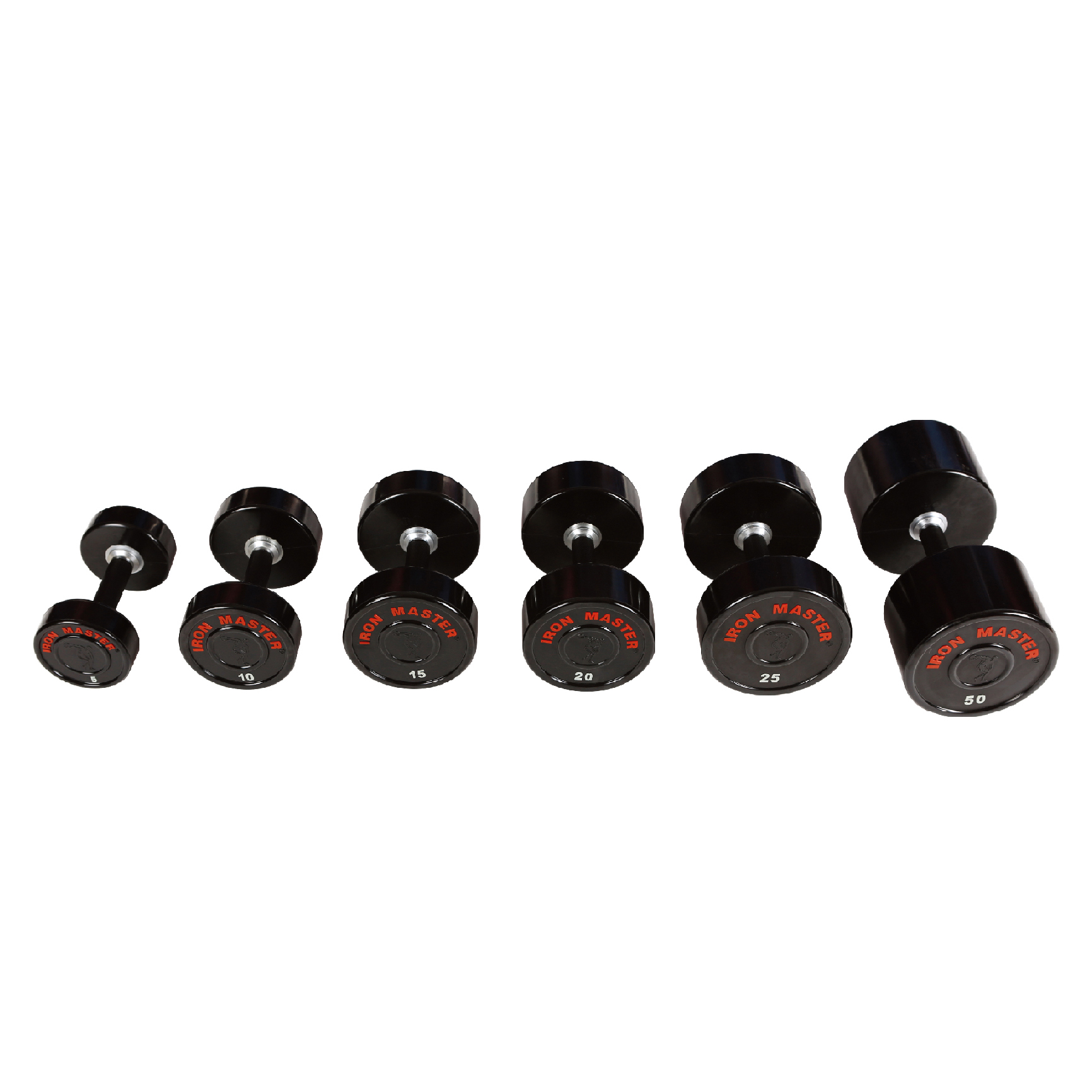 CPU dumbbells with thread& chromed handle