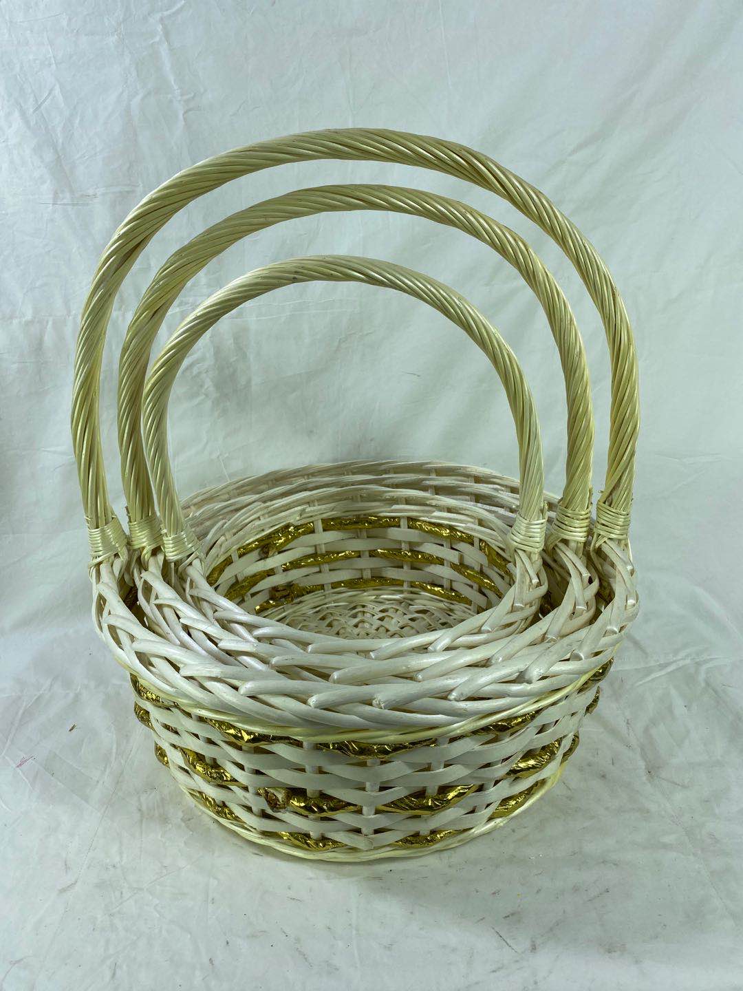 Custom-made wholesale wicker gift packaging handmade storage Wicker Christmas basket