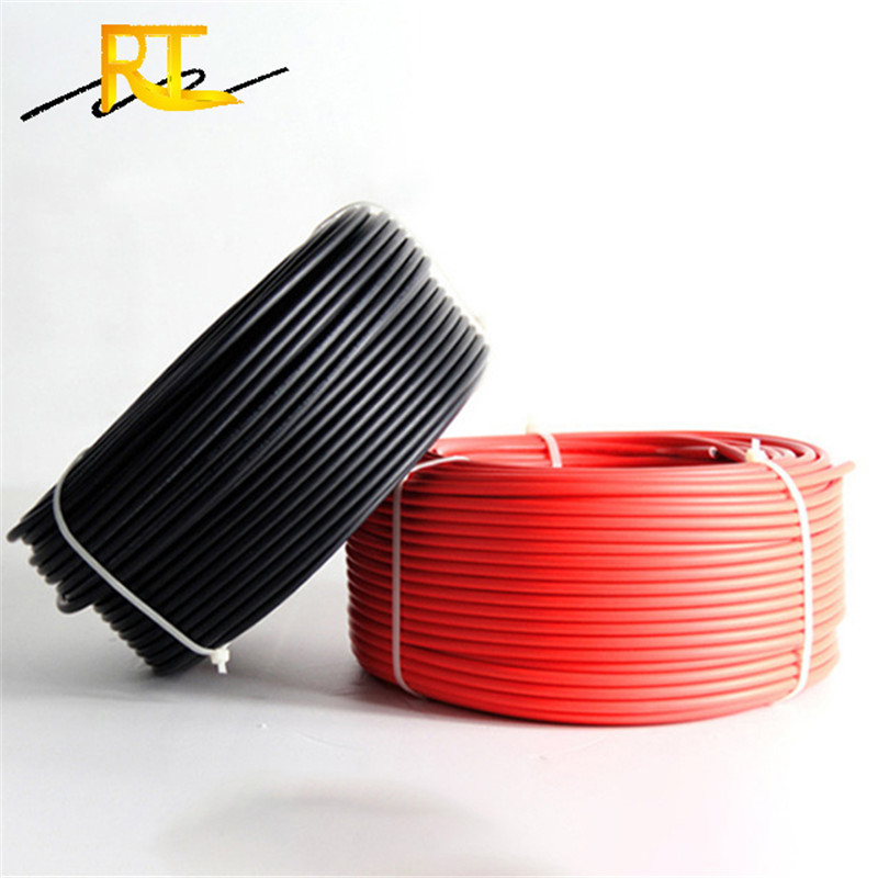 High quality 1000V UV Resistance Tinned Copper Wire Single Core PV1-F 2.5mm 4mm2 6mm 10mm 16mm ac/dc Twin Core Solar Panel PV Extension Power Cable