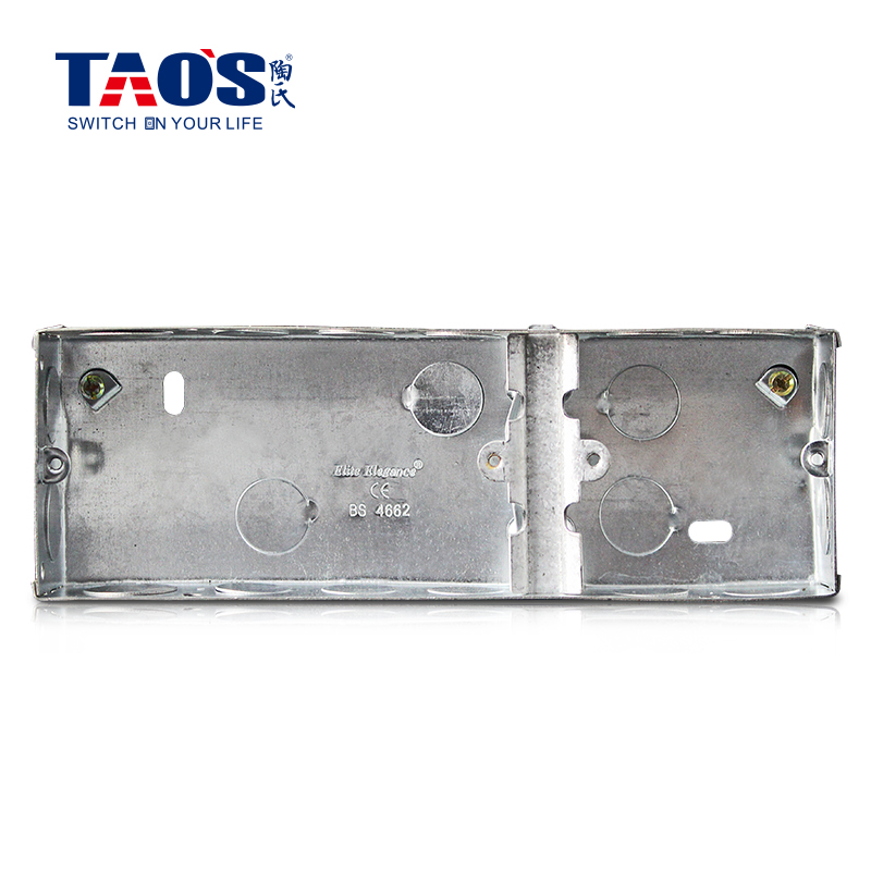 35mm 3 gang metal box (3×6 + 3×3)