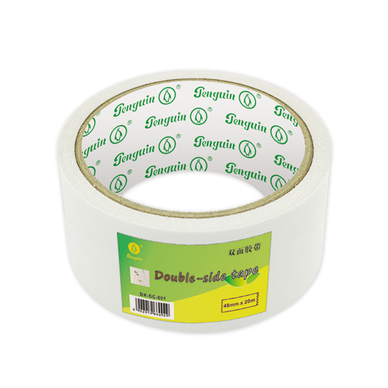 Hotmelt Double sided Tape for sealing handwork in school office home with 48mmx20m (SC-001)