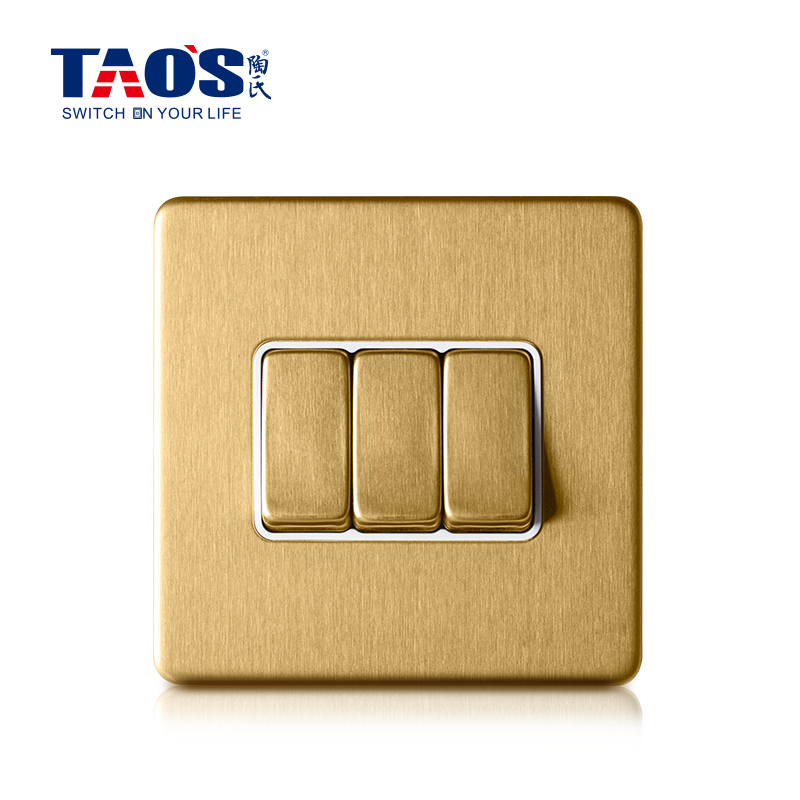 10A 3 gang 1 way / 2 way switch