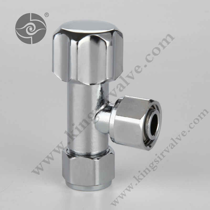 Chrome plate angle valve