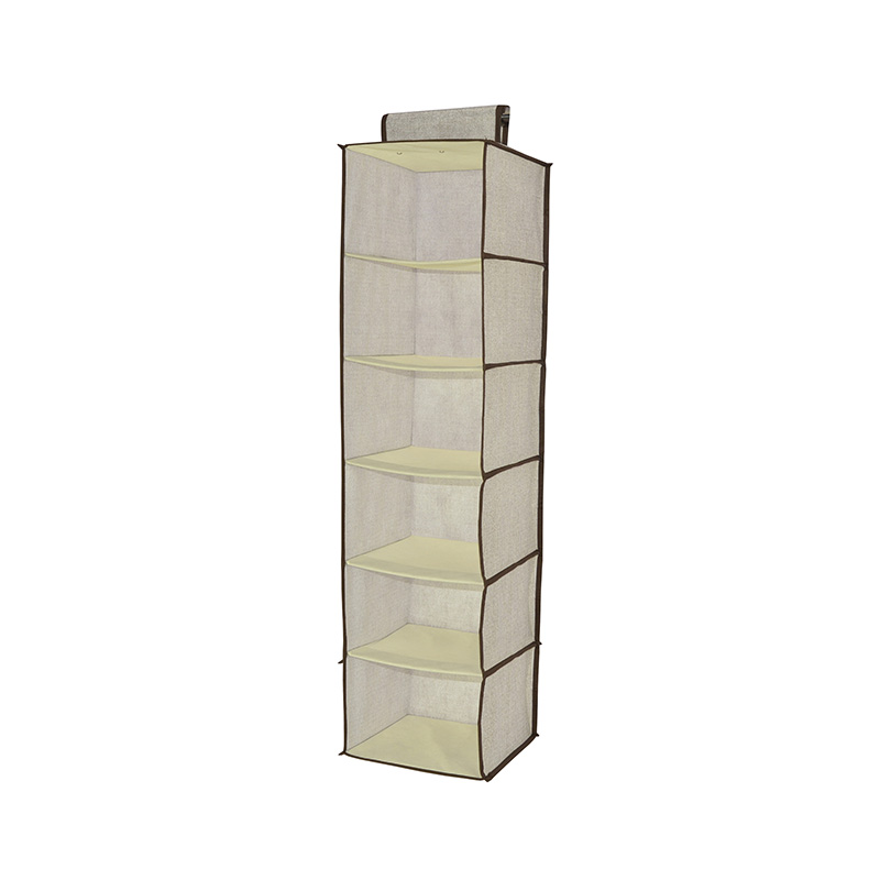 6-unit shelf hanging organizer