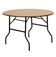 Plywood folding table