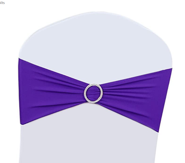 Wedding Chair Decorations Stretch Chair Bows and Sashes for Party