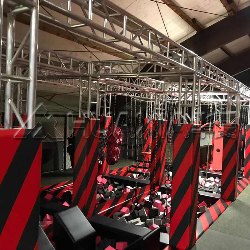 Safe Leisure Ninja Warrior Course Trampoline Park For Sale