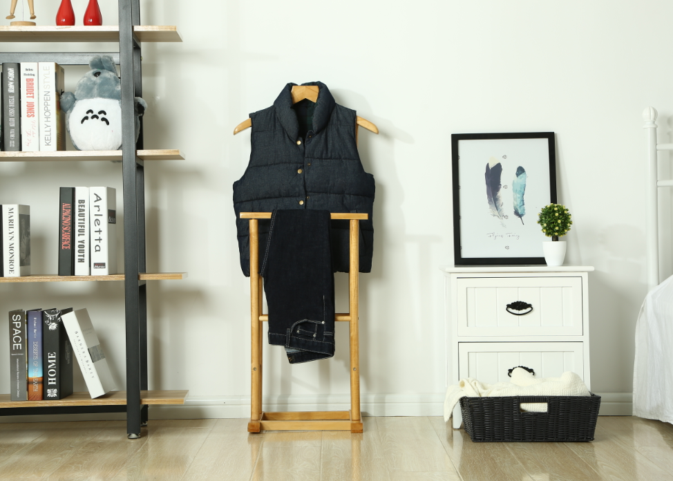 AF0411-3 Clothes Valet Stand, Valet Stand Suit Clothes Valet Rack Stand Organizer