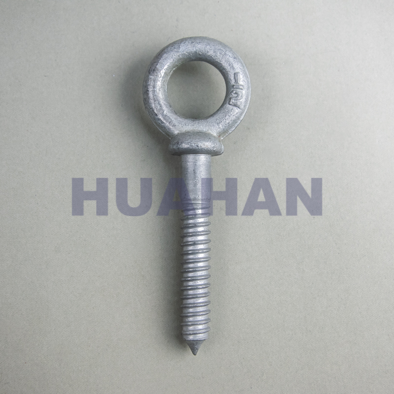 Screw Eye Bolt H.d.g.,forged Carbon Steel