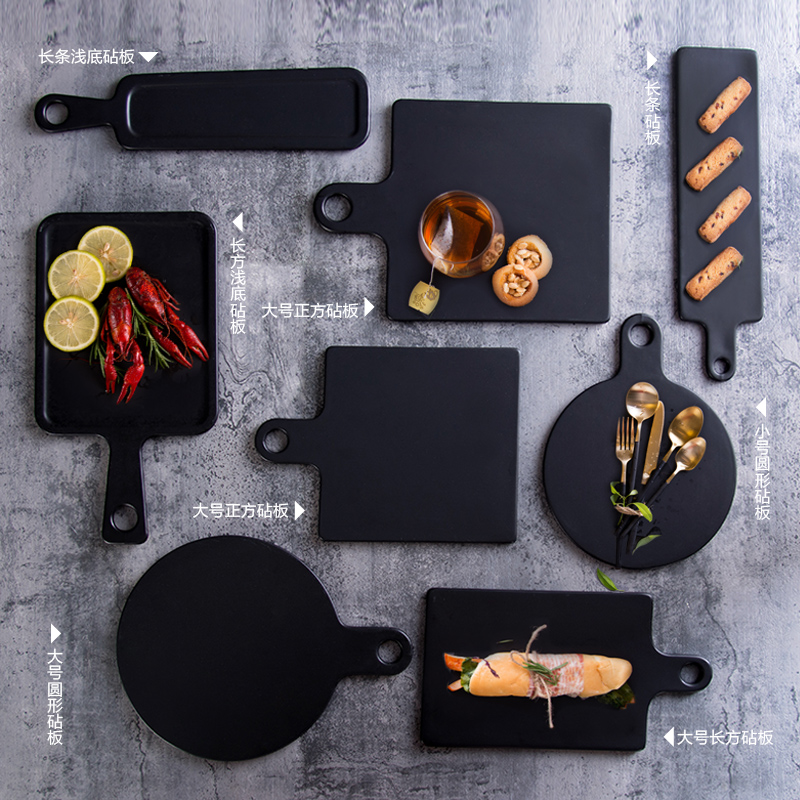 Ceramics cutting board ceramics tray baking tray
