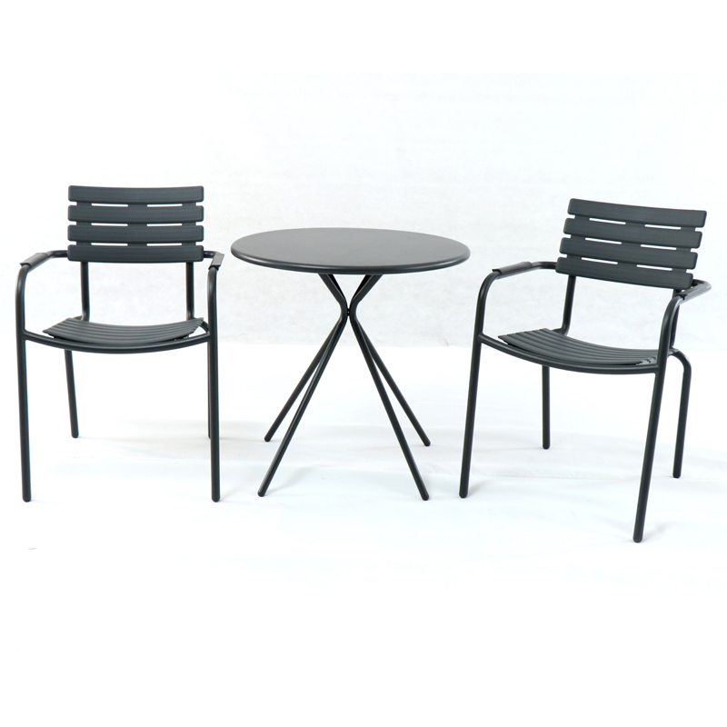 1 Outdoor leisure furniture Outdoor 2-seat Garden bistro and balcony Table & Armchair Set