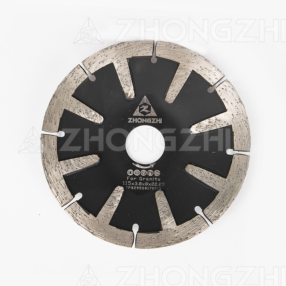001 Hot press T-shaped concave blade (segmented and continuous turbo )