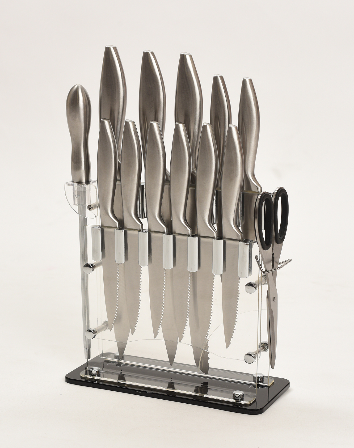 BH10 14pcs hollow handle kitchen knife set