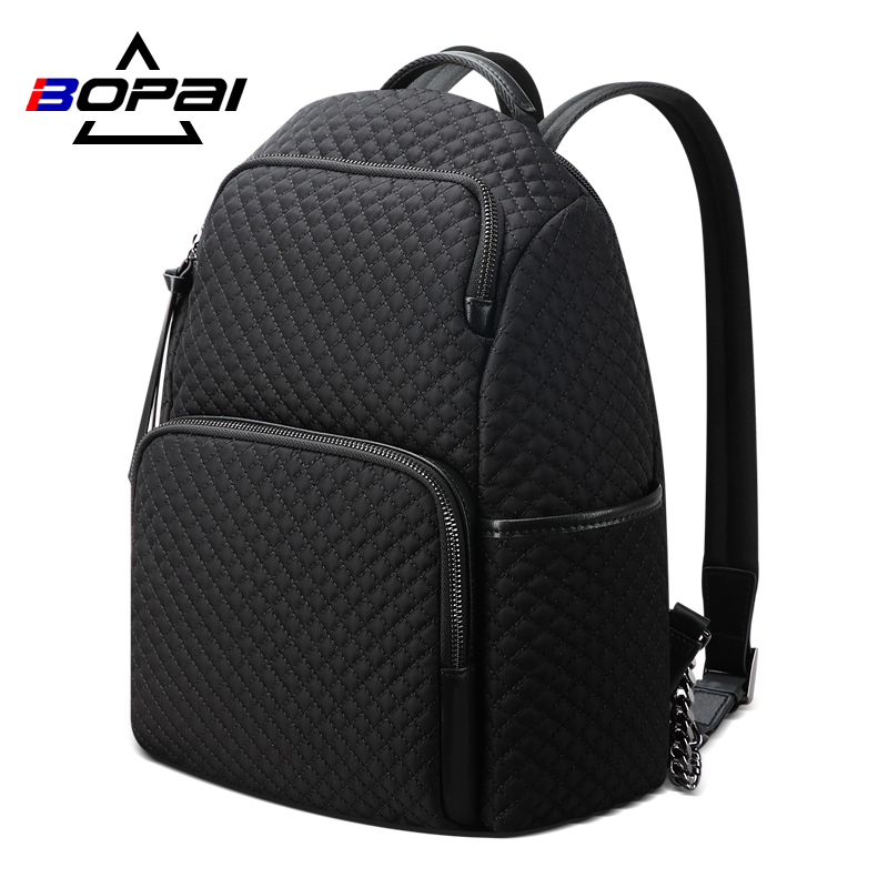 Luxury design fashion leather mochilas mujer backpacks ladies backpack business travel waterproof casual back pack for women