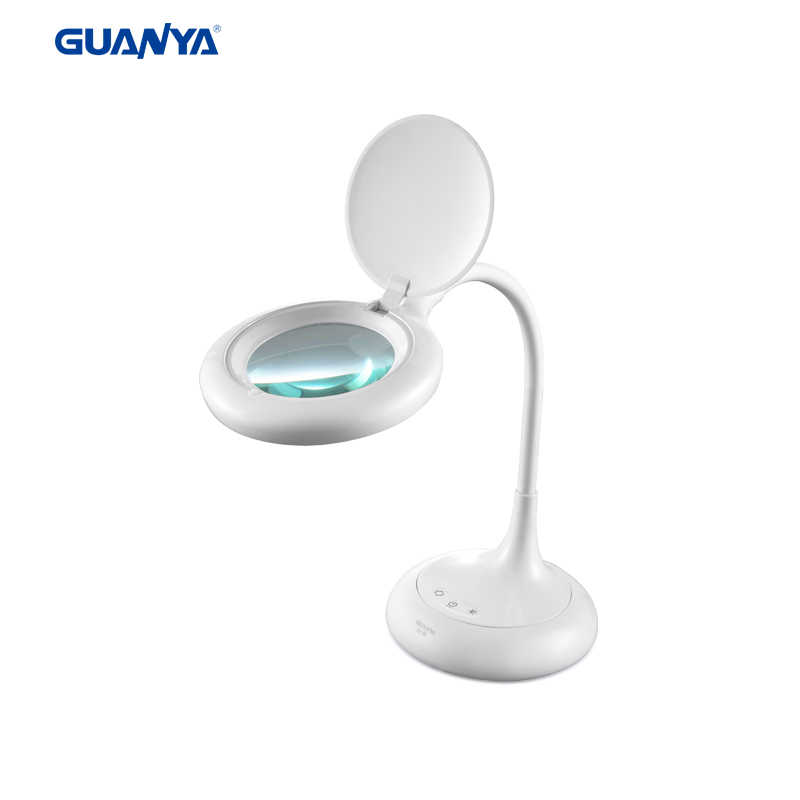 New desk lamp with magnifying glass LED desk reading reading reading newspaper writing lamp