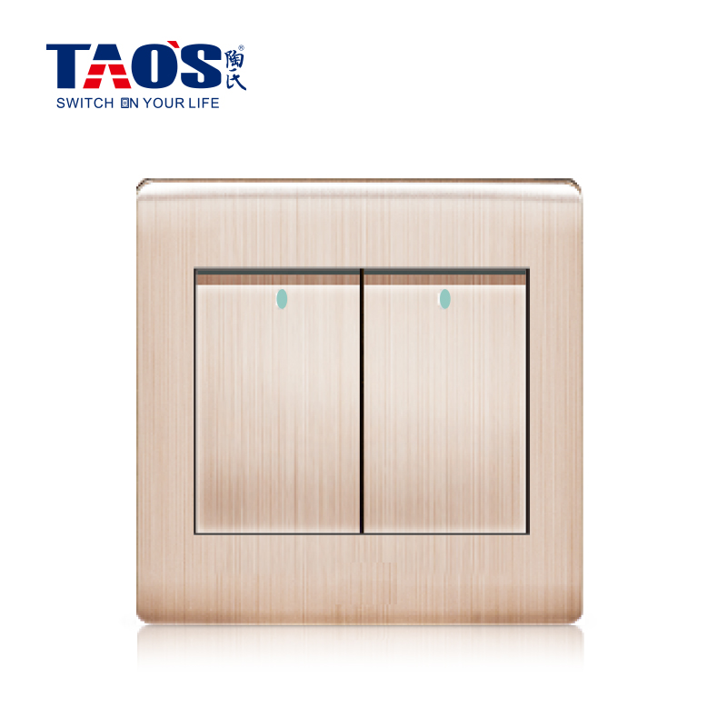 10A 2 gang 1 way / 2 way switch