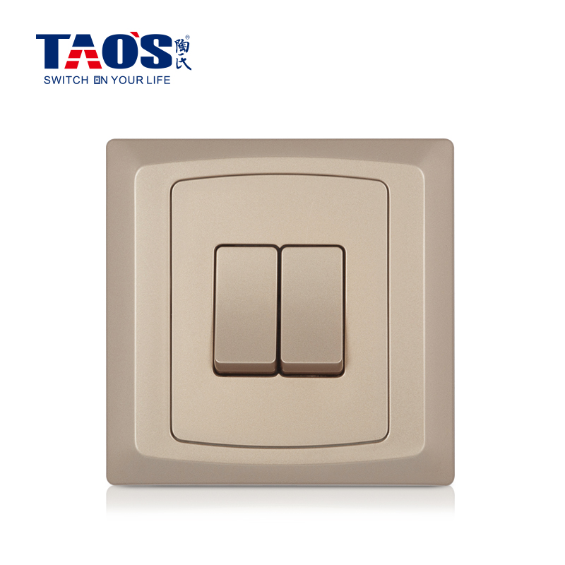 10A 2 gang 1 way / 2 way switch