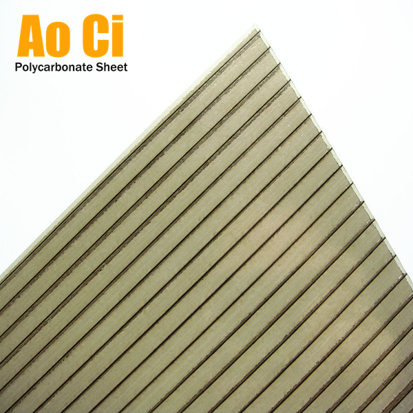 Frosted recycled polycarbonate sheet UV Resistant Hollow 4 MM