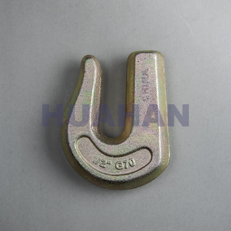 Weldable Grab Hook , Forged Carbon Steel