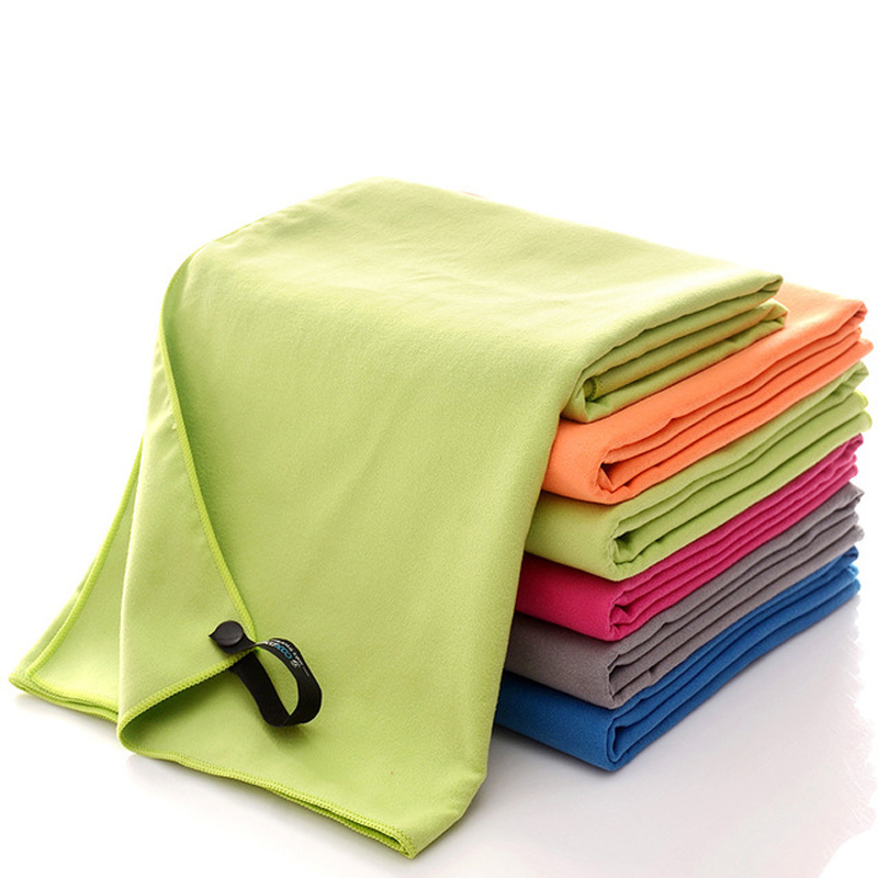 Suede microfiber bath towel