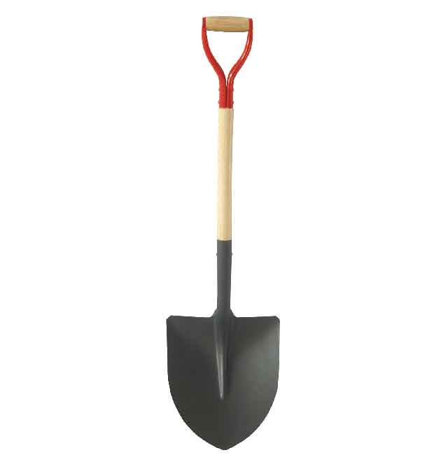 Spain Style Poinited Wooden Handle Shovel