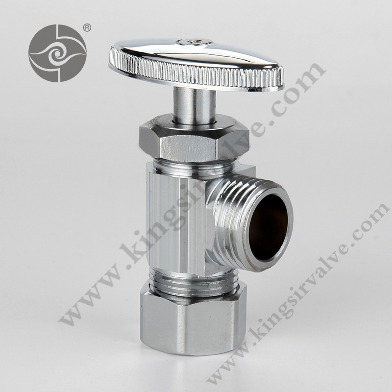Nickel plated angle valve
