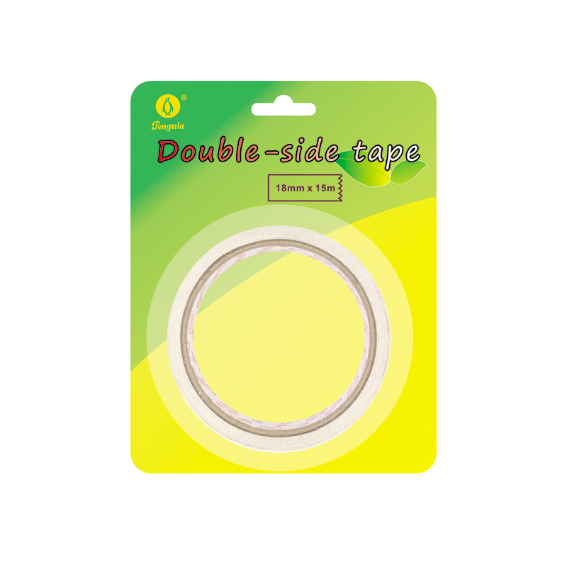 Double Sided Tape Tissue hotmel adhesive easy tear with blister (BL-001)