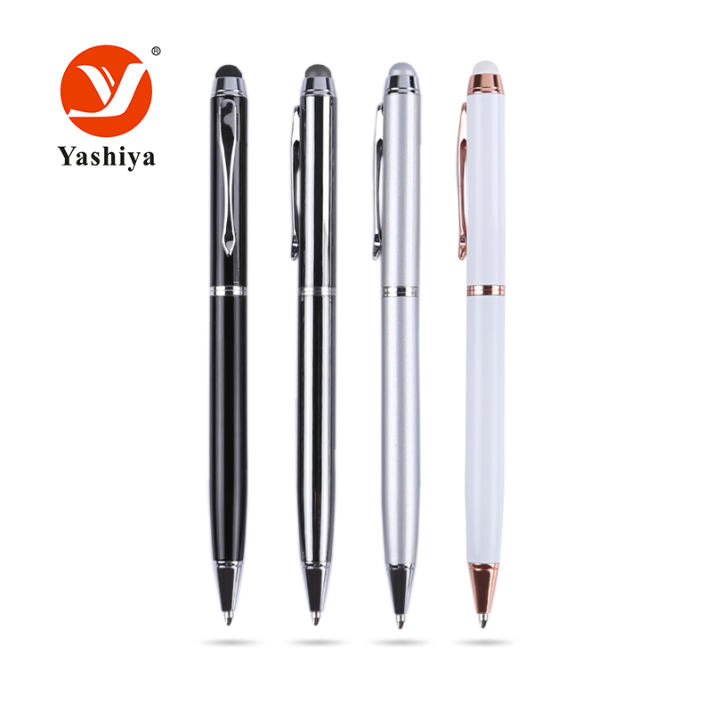 Asia stationery SYT009B brass ballpoint pen with stylus