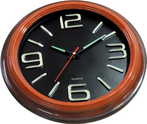 wall clock; quartz clock; luminous clock; stick number clock; vintage round clock; 16inch 40cm