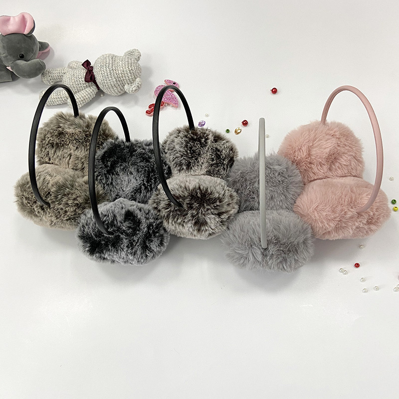 E2 Winter Cold Weather Outerwear Earmuffs with Soft Warm Faux Fur