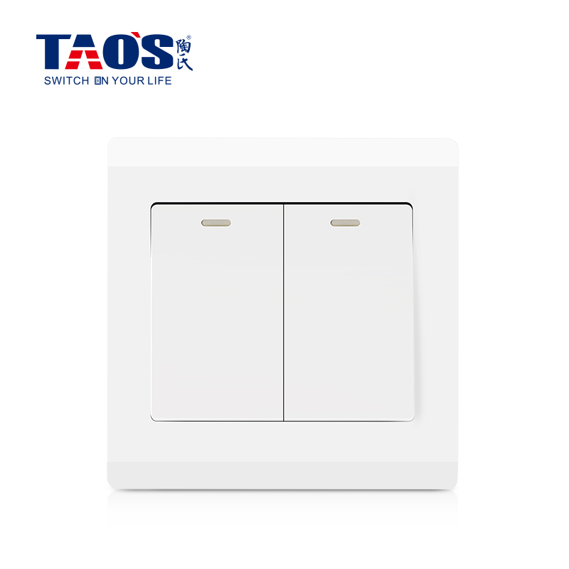 10A 2 gang 1 way / 2 way switch(wide dollly)+fluorescent strip
