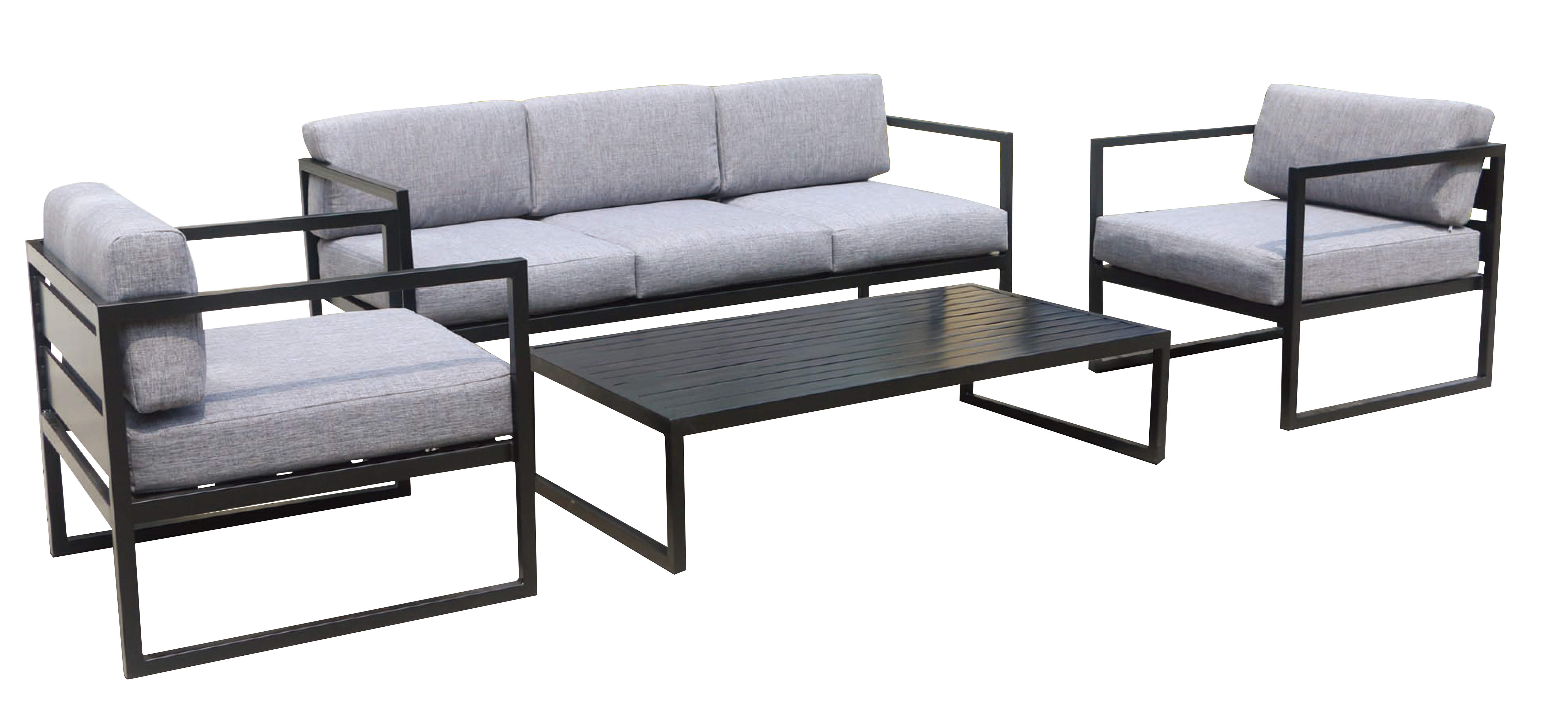 4PC aluminium cuasual set