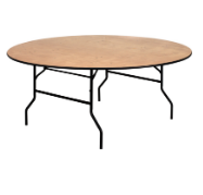 Plywood folding table