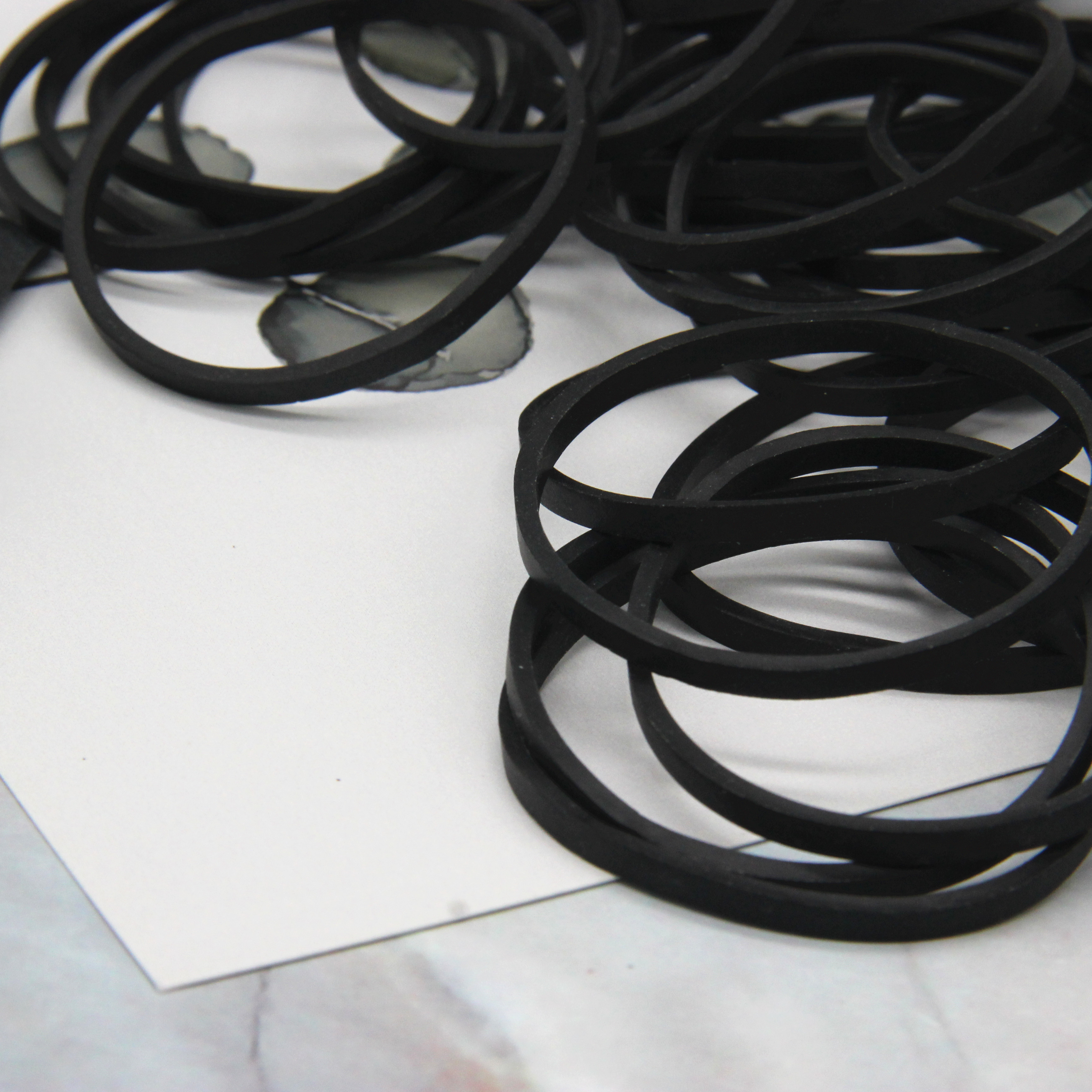 #38X3Black color rubber bands,Black color rubber bands,Elastic