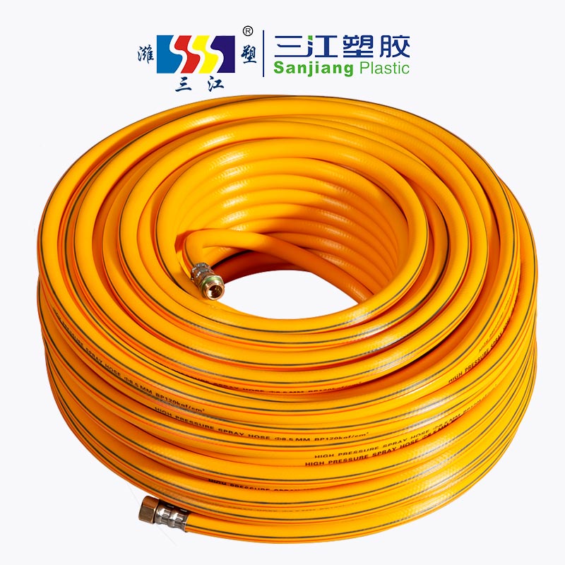 High Pressure PVC Spray Hose Flexible Agriculture Braided Sprayer Hose Spray Pump Agriculture Spraying Hose