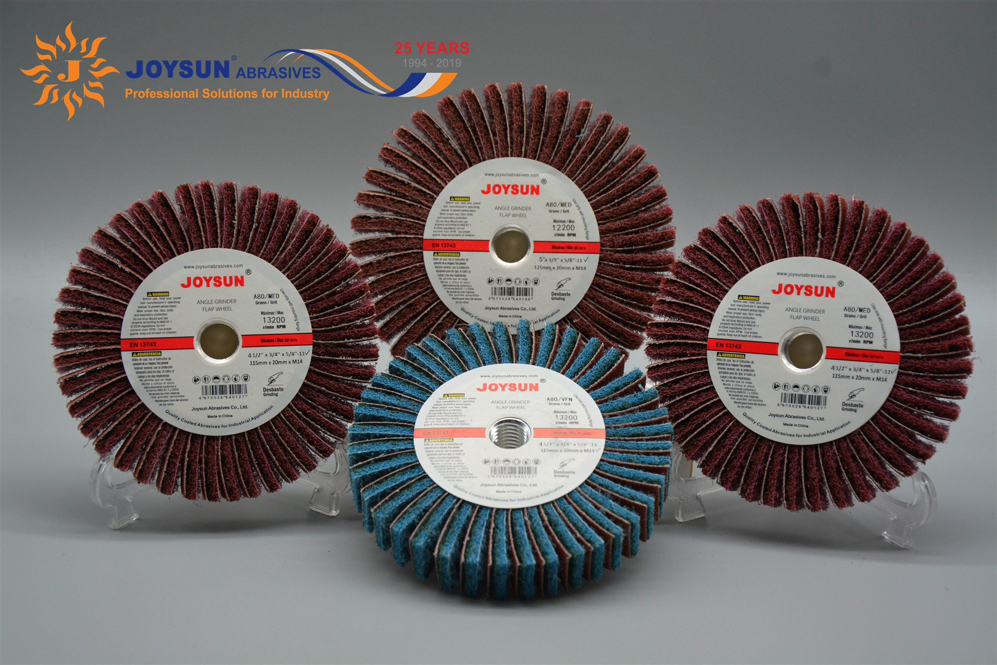 K798MS Interleaf Surface Finishing Quick-Lok Flap Wheels