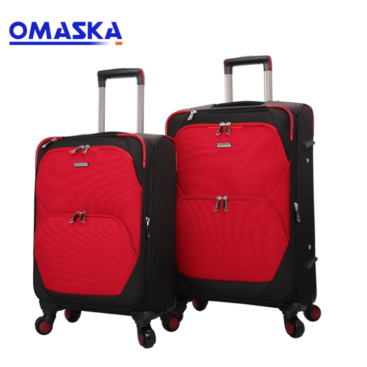 Hot Matching Color Trolley Wheels With Corner Nylon OMASKA Baigou Factory 20 24 28 inch 3 pcs Luggage sets Travel Luggage Bag