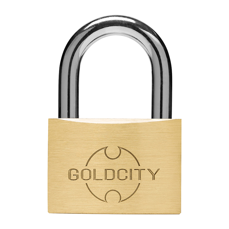 Brass Padlock With Computer Key