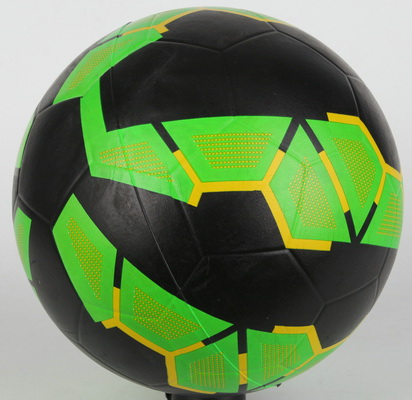 rubber bright color printing soccer 5# sizes