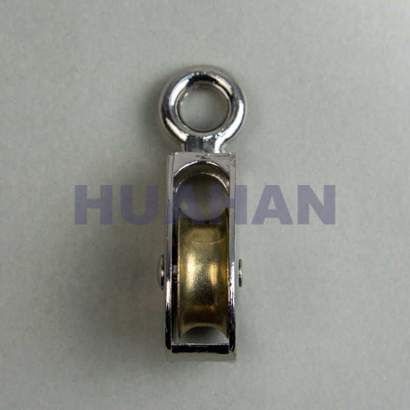 Die Casting Single Pulley , Zinc Alloy,nickel Plated