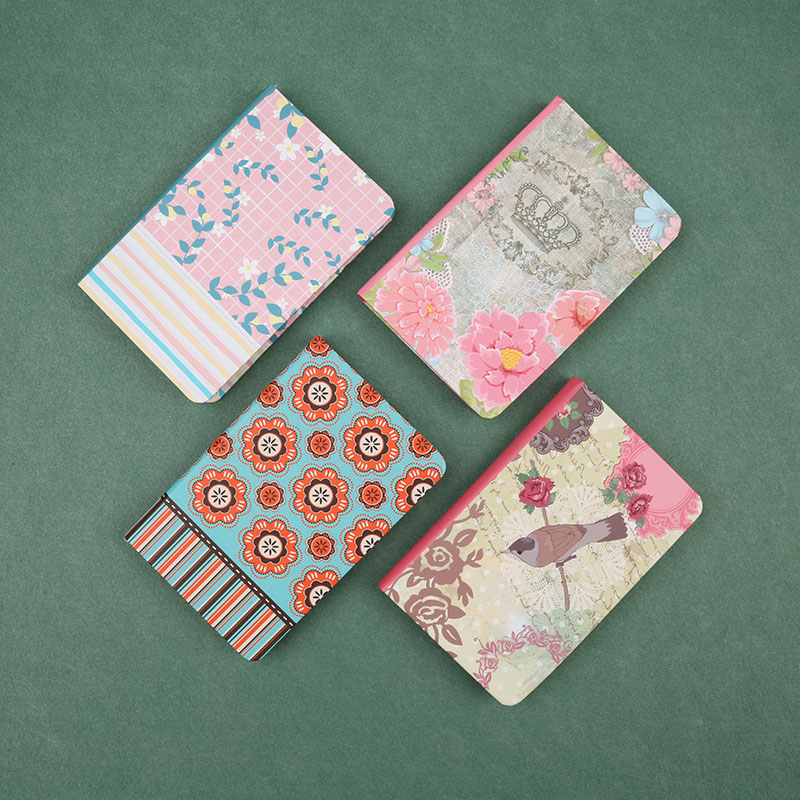 WANSHIFA 2021 Creative Design Color Printed Hard Cover Notebook