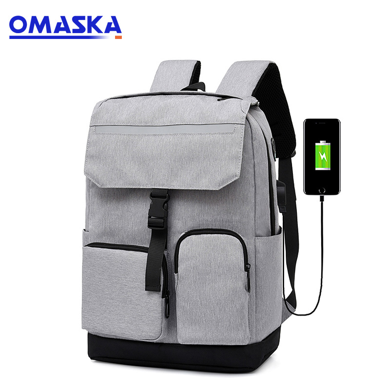 -1- large capacity zipper pocket travel usb charging business laptop bags backpack