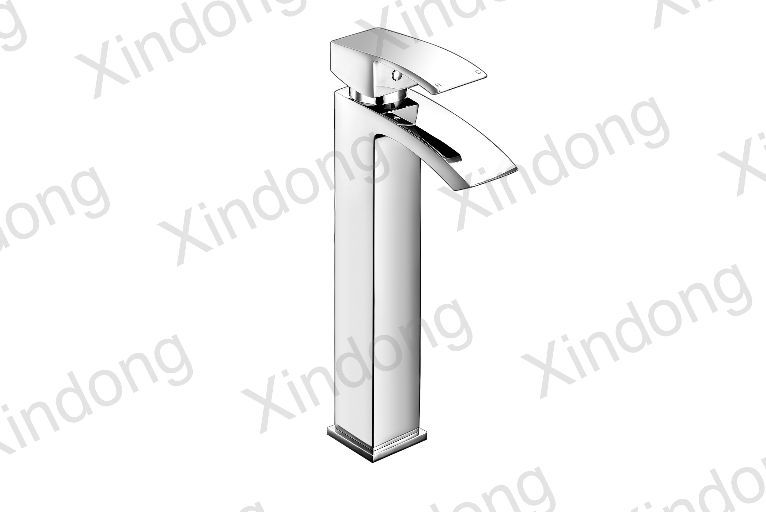 Contemporary Waterfall Tall Basin Mono Mixer Tap