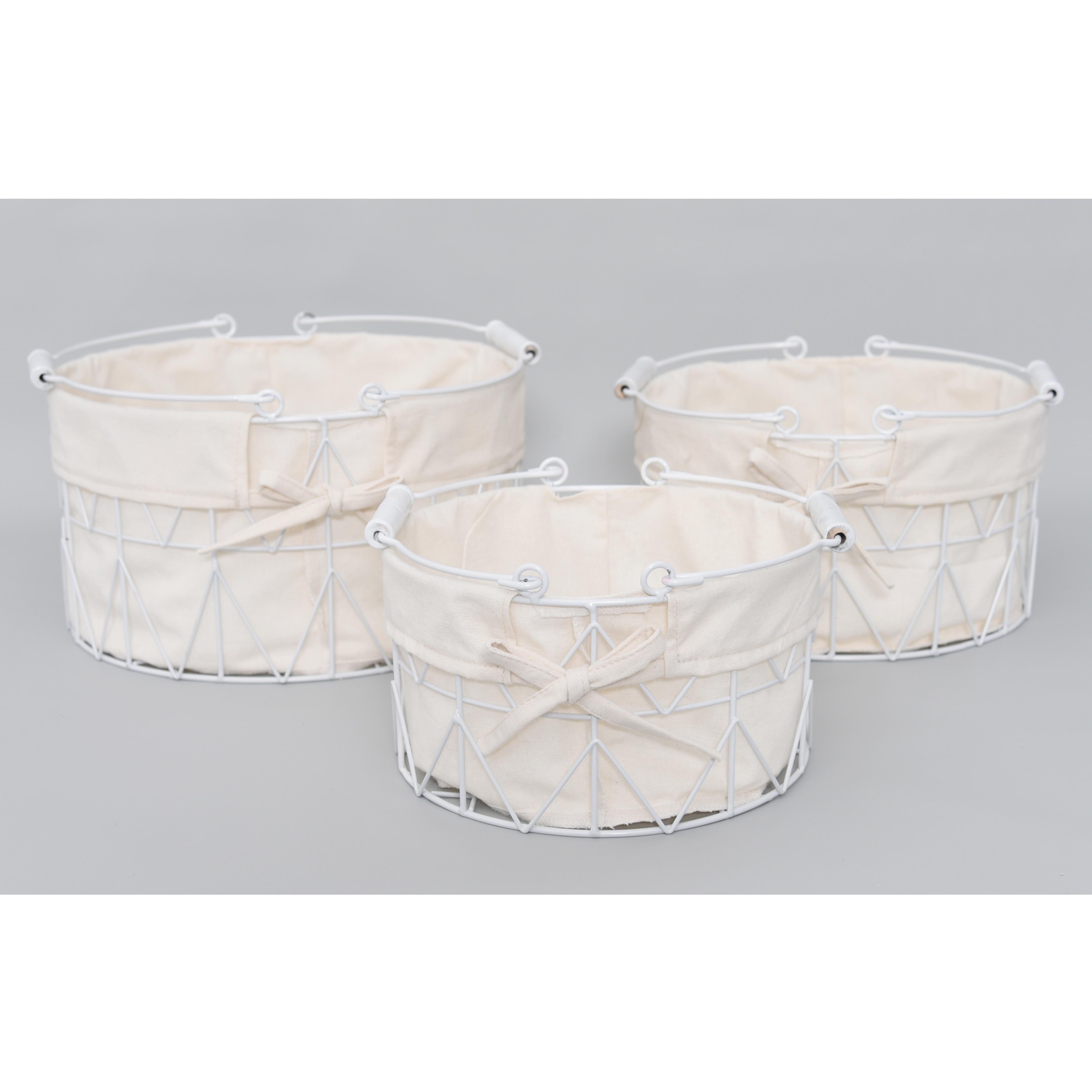 wire storage basket metal basket