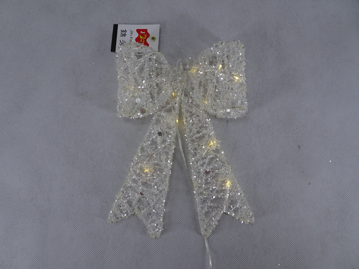 Cotton bow with battery lights