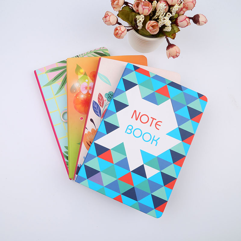 WANSHIFA 2021 Creative Design Color Printed Hard Cover Notebook