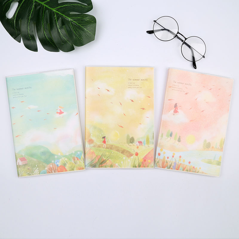 WANSHIFA 2021 Creative Design Color Printed Hard Cover Notebook