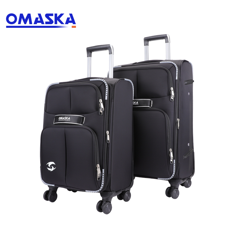 Luggage Luggage Luggage Luggage Luggage Luggage OMASKA Hot selling factory wholesale luggage bag Black Embroidery Man Woman Travel soft luggage bag