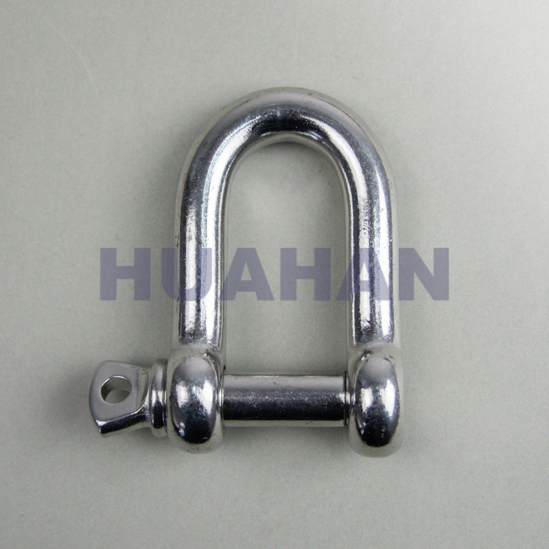 Stainless Steel European Type Large Dee Shackle, A.i.s.i.304 Or 316