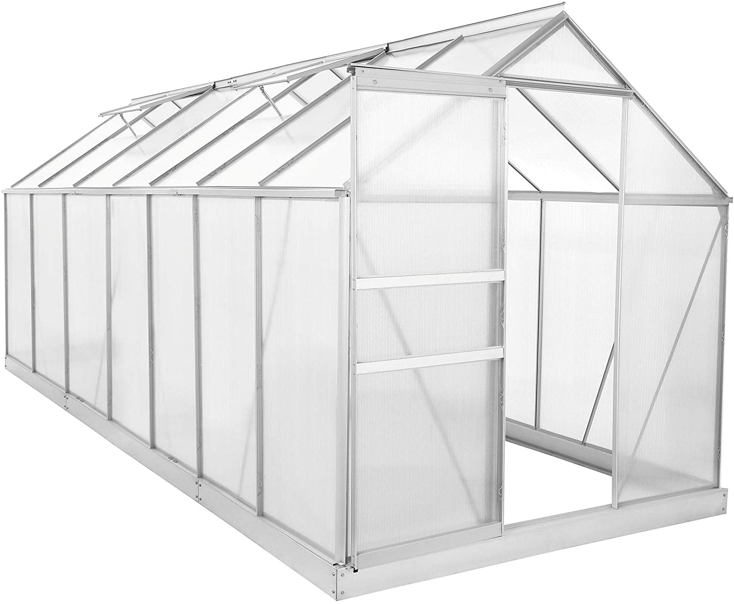 7 Sections Aluminum Greenhouse